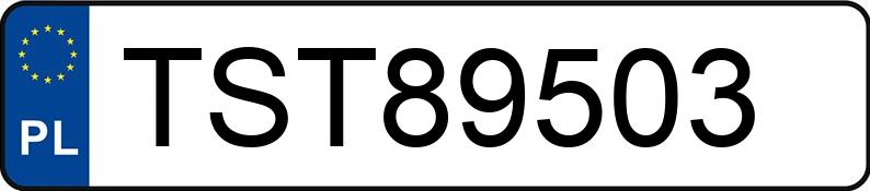 Numer rejestracyjny TST 89503 posiada LEXUS RC350 - TST89503