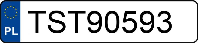 Numer rejestracyjny TST 90593 posiada VOLKSWAGEN GOLF - TST90593 Numer rejestracyjny TST 90593 posiada VOLKSWAGEN GOLF - TST90593