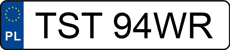 Numer rejestracyjny TST 94WR posiada MAZDA 2 - TST94WR Numer rejestracyjny TST 94WR posiada MAZDA 2 - TST94WR