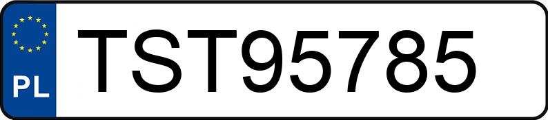 Numer rejestracyjny TST 95785 posiada SEAT LEON ST - TST95785 Numer rejestracyjny TST 95785 posiada SEAT LEON ST - TST95785