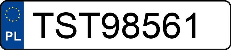 Numer rejestracyjny TST 98561 posiada FORD MONDEO - TST98561