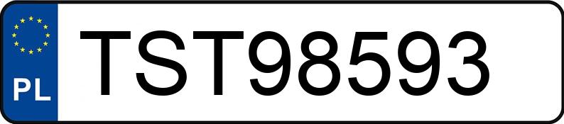 Numer rejestracyjny TST 98593 posiada BMW 530i MR`03 E4 E60 530i MR`03 E4 E60 - TST98593