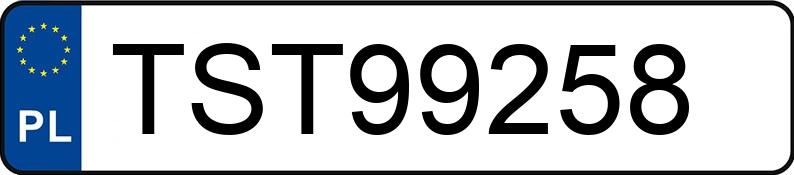 Numer rejestracyjny TST 99258 posiada BMW 330i Coupe MR`06 E4 E92 330i Coupe MR`06 E4 E92 - TST99258