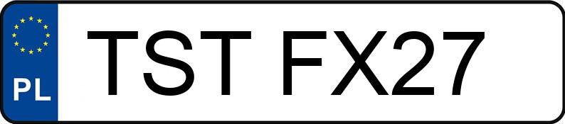 Numer rejestracyjny TST FX27 posiada ROMET MOTORS  GY - TSTFX27