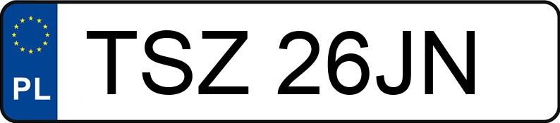 Numer rejestracyjny TSZ 26JN posiada CITROEN 230 - TSZ26JN