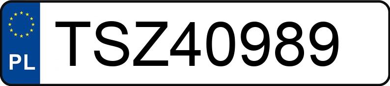 Numer rejestracyjny TSZ 40989 posiada MERCEDES-BENZ GL 320 CDI - TSZ40989