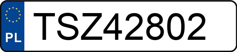 Numer rejestracyjny TSZ 42802 posiada SEAT IBIZA - TSZ42802 Numer rejestracyjny TSZ 42802 posiada SEAT IBIZA - TSZ42802