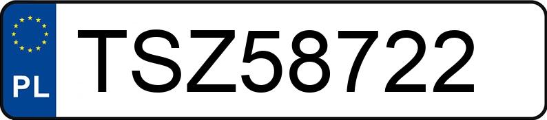 Numer rejestracyjny TSZ 58722 posiada MERCEDES-BENZ GL 350 - TSZ58722