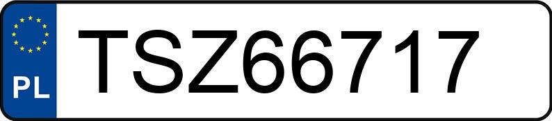 Numer rejestracyjny TSZ 66717 posiada BMW 335D - TSZ66717