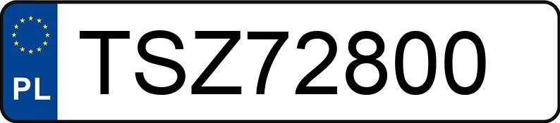 Numer rejestracyjny TSZ 72800 posiada BMW X3 MR`18 E6 G01 xDrive30i xLine Step - TSZ72800