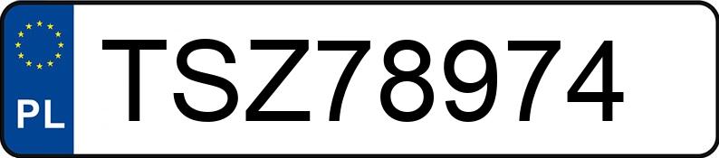 Numer rejestracyjny TSZ 78974 posiada AUDI A3 - TSZ78974 Numer rejestracyjny TSZ 78974 posiada AUDI A3 - TSZ78974