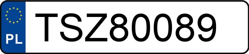 Numer rejestracyjny TSZ 80089 posiada FORD FOCUS - TSZ80089 Numer rejestracyjny TSZ 80089 posiada FORD FOCUS - TSZ80089