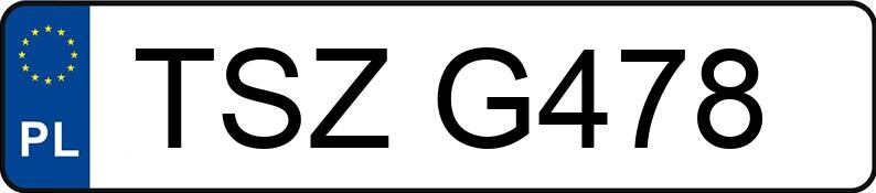 Numer rejestracyjny TSZ G478 posiada SEAT CORDOBA - TSZG478 Numer rejestracyjny TSZ G478 posiada SEAT CORDOBA - TSZG478