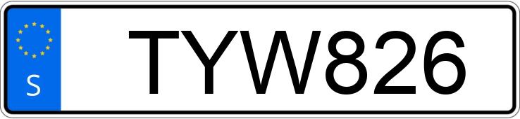 Numer rejestracyjny TYW826 posiada Volkswagen Golf GL Numer rejestracyjny TYW826 posiada Volkswagen Golf GL