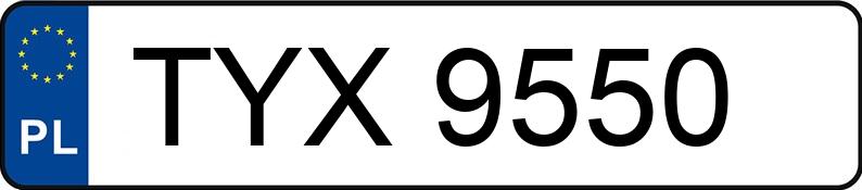 Numer rejestracyjny TYX 9550 posiada AUDI A4 1.6 Kat. MR`99 B5 A4 1.6 Kat. MR`99 B5 - TYX9550