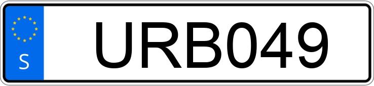 Numer rejestracyjny URB049 posiada Saab 9-5 Linearsport SP- Numer rejestracyjny URB049 posiada Saab 9-5 Linearsport SP-