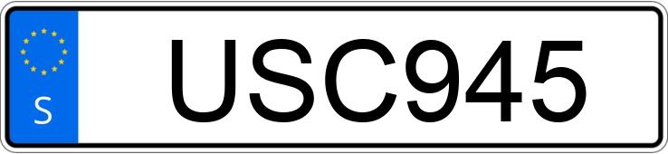 Numer rejestracyjny USC945 posiada Volvo Ombyggd BIL