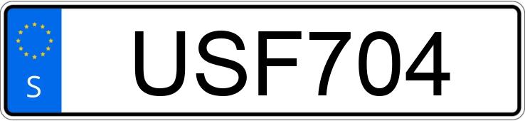 Numer rejestracyjny USF704 posiada Fiat Barchetta