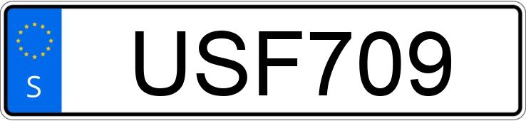 Numer rejestracyjny USF709 posiada Barossa AAM170 170CC