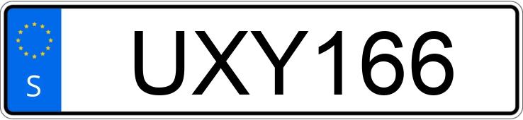 Numer rejestracyjny UXY166 posiada Fiat Burstner 620