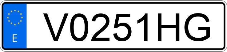 Numer rejestracyjny V0251HG posiada VOLKSWAGEN POLO