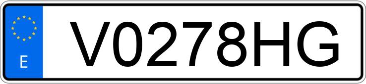 Numer rejestracyjny V0278HG posiada RENAULT MEGANE