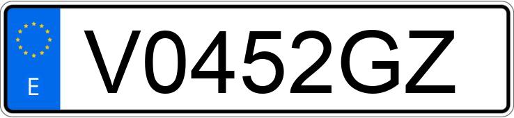 Numer rejestracyjny V0452GZ posiada PEUGEOT 306 Numer rejestracyjny V0452GZ posiada PEUGEOT 306