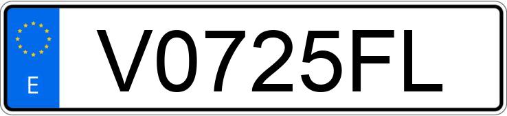 Numer rejestracyjny V0725FL posiada FORD ESCORT Numer rejestracyjny V0725FL posiada FORD ESCORT