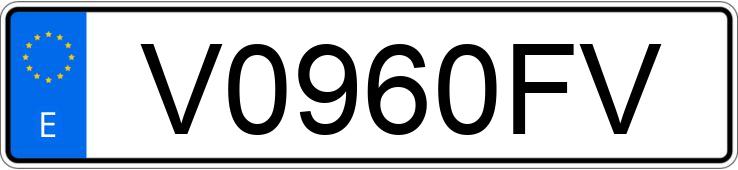 Numer rejestracyjny V0960FV posiada CITROEN BERLINGO