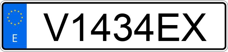 Numer rejestracyjny V1434EX posiada FORD ESCORT Numer rejestracyjny V1434EX posiada FORD ESCORT