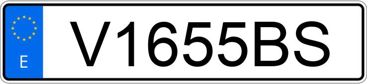 Numer rejestracyjny V1655BS posiada BMW SERIE 6 635 CSI