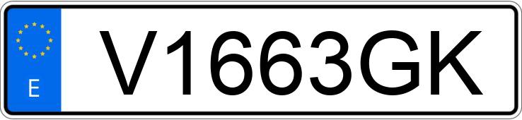 Numer rejestracyjny V1663GK posiada FIAT SCUDO