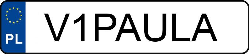 Numer rejestracyjny V1PAULA posiada MERCEDES-BENZ AMG CLA 45 S