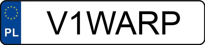 Numer rejestracyjny V1WARP posiada PORSCHE Cayenne III MR`24 E6d Coupe Tiptronic S