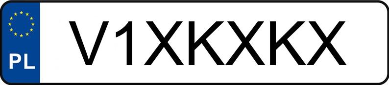 Numer rejestracyjny V1XKXKX posiada MERCEDES-BENZ 124