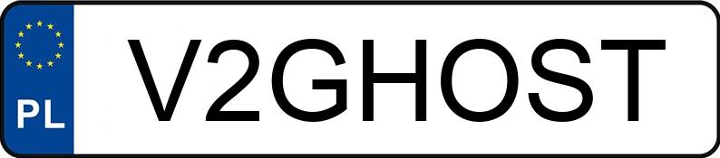 Numer rejestracyjny V2GHOST posiada AUDI A6 Avant 2.0 TDi MR`04 E4 4F A6 Avant 2.0 TDi MR`04 E4 4F