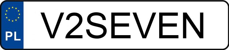 Numer rejestracyjny V2SEVEN posiada CATERHAM SEVEN Numer rejestracyjny V2SEVEN posiada CATERHAM SEVEN