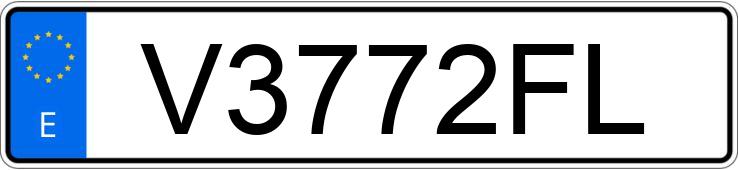 Numer rejestracyjny V3772FL posiada CITROEN XANTIA Numer rejestracyjny V3772FL posiada CITROEN XANTIA