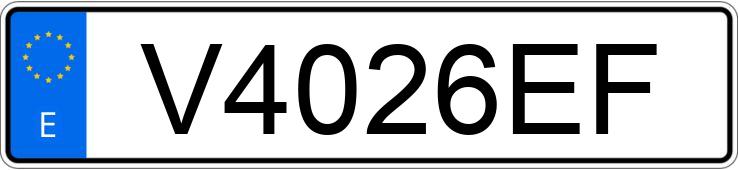 Numer rejestracyjny V4026EF posiada VOLKSWAGEN GOLF Numer rejestracyjny V4026EF posiada VOLKSWAGEN GOLF