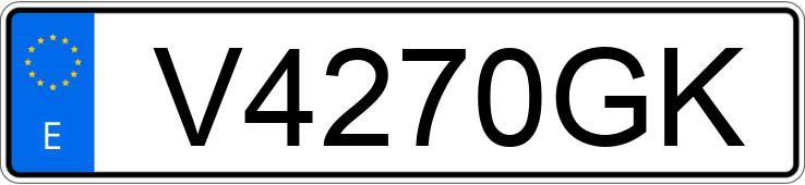 Numer rejestracyjny V4270GK posiada CHEVROLET-GM BLAZER Numer rejestracyjny V4270GK posiada CHEVROLET-GM BLAZER