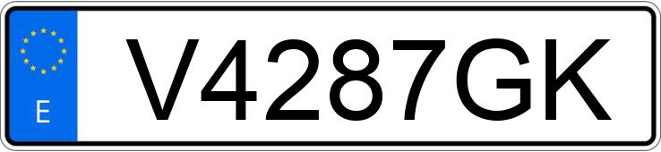 Numer rejestracyjny V4287GK posiada SEAT IBIZA Numer rejestracyjny V4287GK posiada SEAT IBIZA