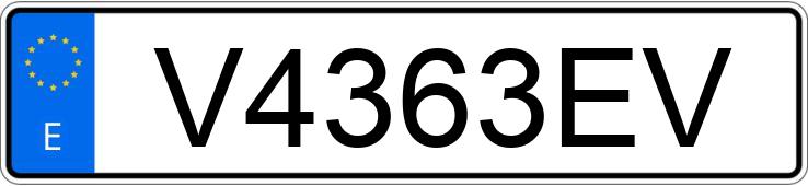 Numer rejestracyjny V4363EV posiada AUDI 100 Numer rejestracyjny V4363EV posiada AUDI 100