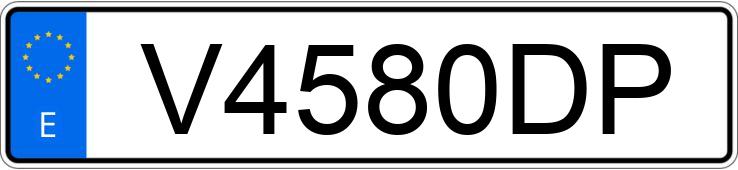 Numer rejestracyjny V4580DP posiada FORD FIESTA Numer rejestracyjny V4580DP posiada FORD FIESTA