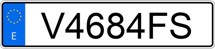 Numer rejestracyjny V4684FS posiada VOLKSWAGEN POLO