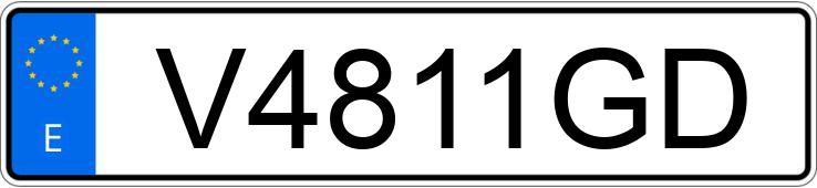 Numer rejestracyjny V4811GD posiada VOLKSWAGEN GOLF Numer rejestracyjny V4811GD posiada VOLKSWAGEN GOLF
