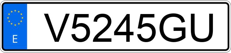 Numer rejestracyjny V5245GU posiada SEAT IBIZA STELLA 1.4