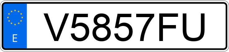 Numer rejestracyjny V5857FU posiada BMW SERIE 5 Numer rejestracyjny V5857FU posiada BMW SERIE 5