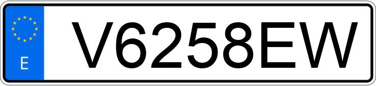 Numer rejestracyjny V6258EW posiada BMW SERIE 3