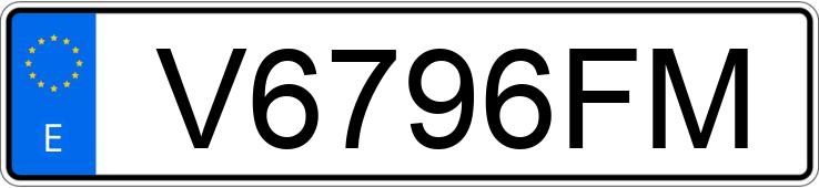 Numer rejestracyjny V6796FM posiada MERCEDES E 300 (124)