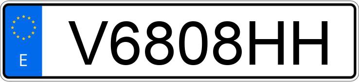 Numer rejestracyjny V6808HH posiada SEAT TOLEDO